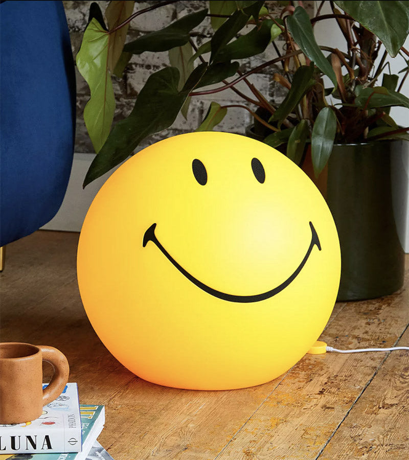 L'avant gardiste Déco lumineuse Lampe Smiley Petit luminaire jaune