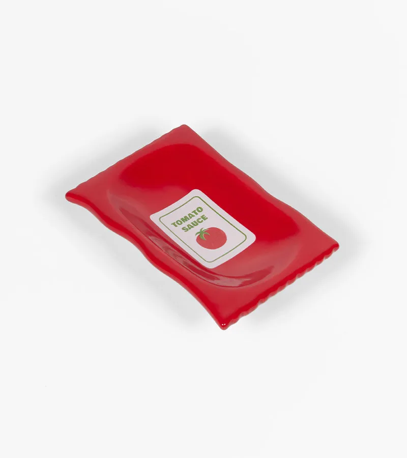 L'avant gardiste Ketchup vide-poche céramique entrée pop