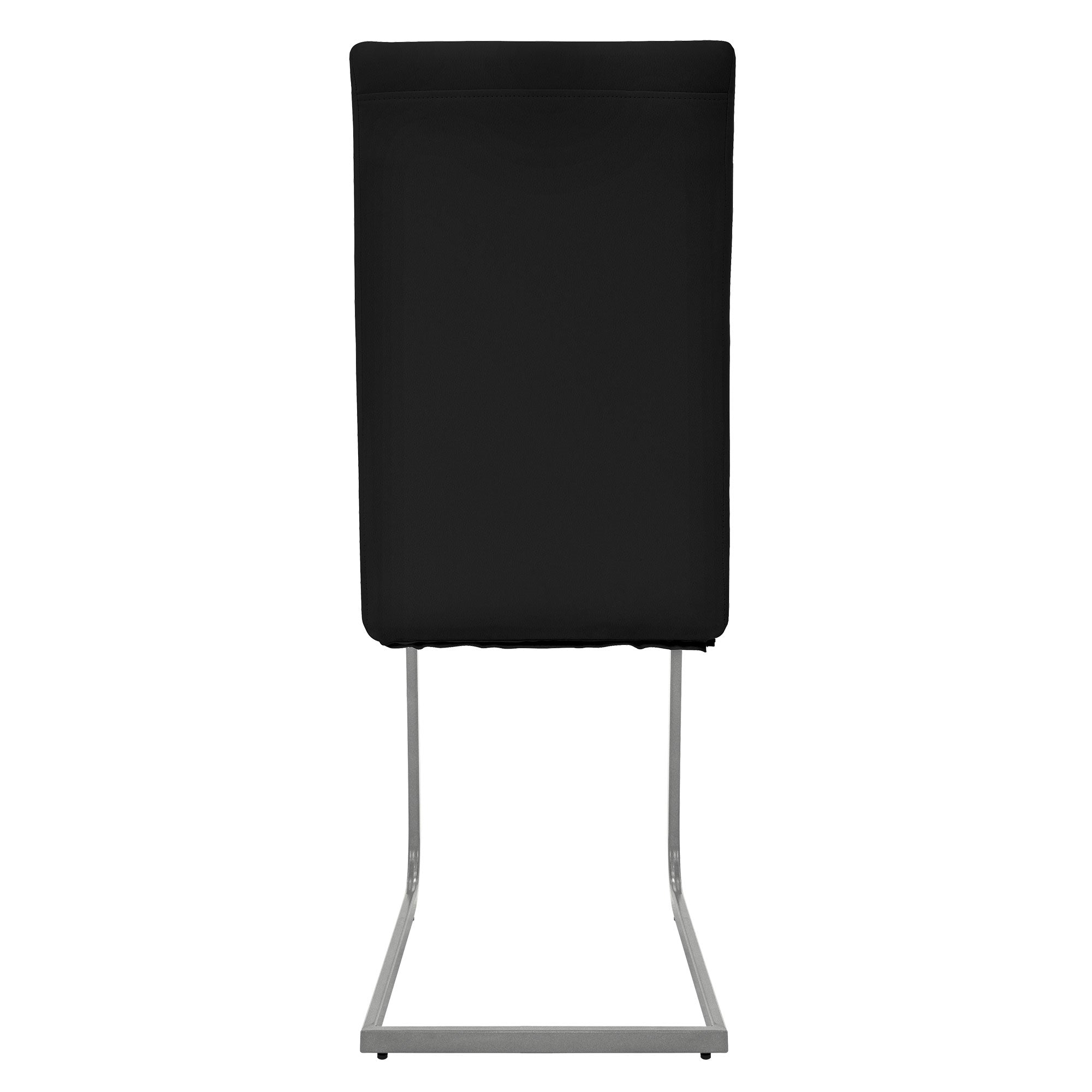 ECD Germany Möbel chaise cantilever similicuir noir lot 6