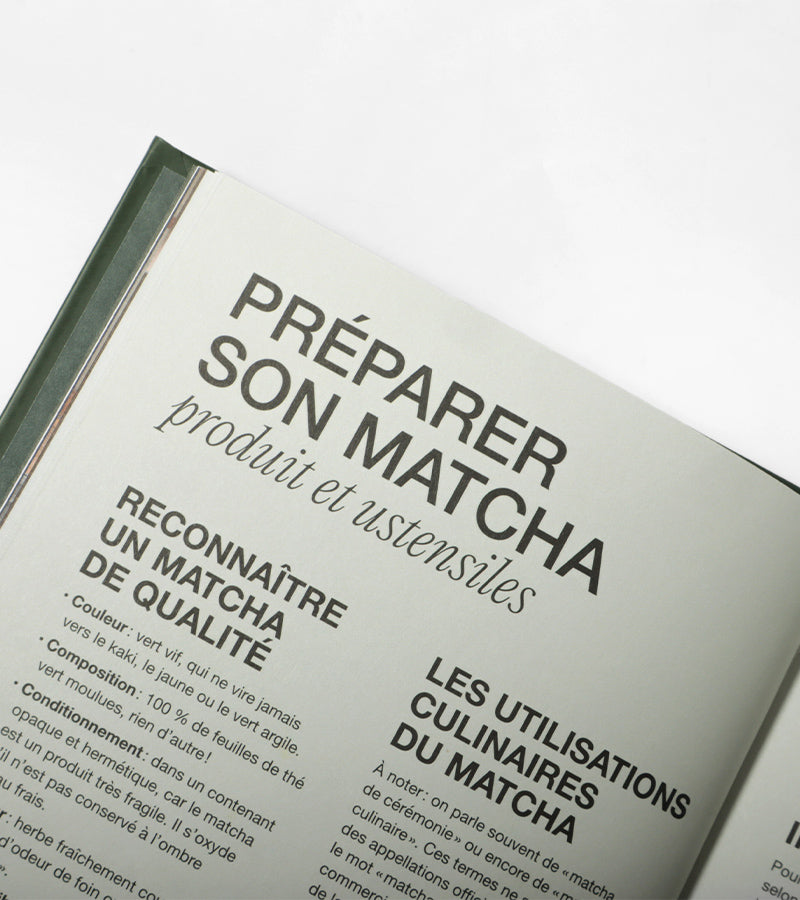 L'avant gardiste Matcha à la maison livre recettes latte