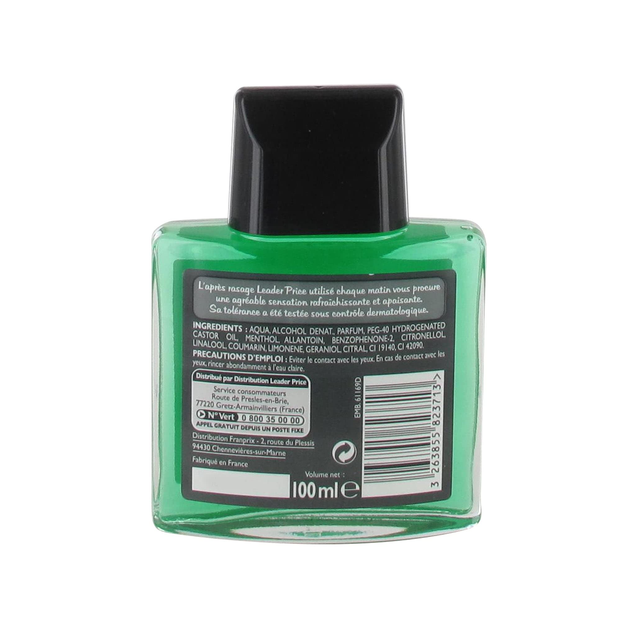 Leader Price Soins du corps après-rasage homme intense 100ml