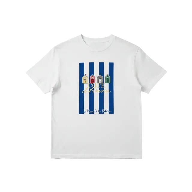 Stokomani Mode Tee-shirt manche courte blanc