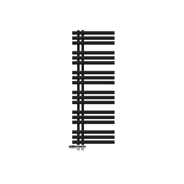 LuxeBath radiateur sèche-serviettes noir mat 500x1400 mm