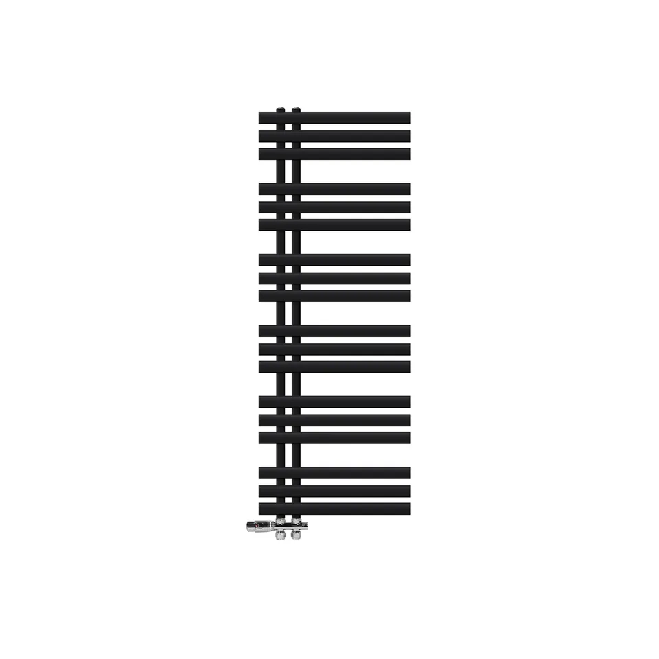 LuxeBath radiateur sèche-serviettes noir mat 500x1400 mm