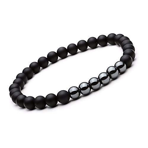Shop-Story Lifestyle Double bracelet agate hématite mixte