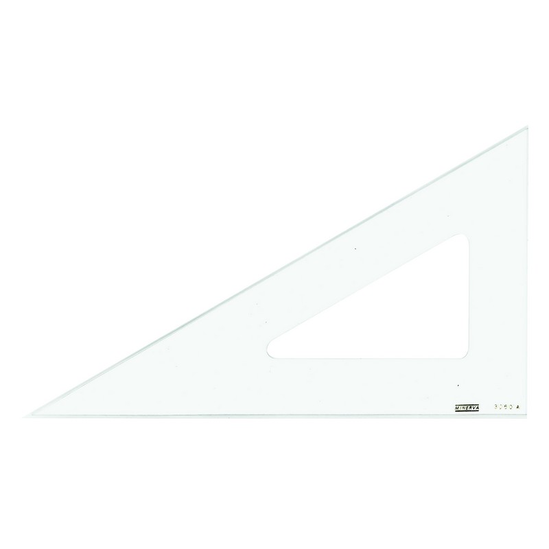 Safe Tool équerre plexi 30 cm 60° dessin