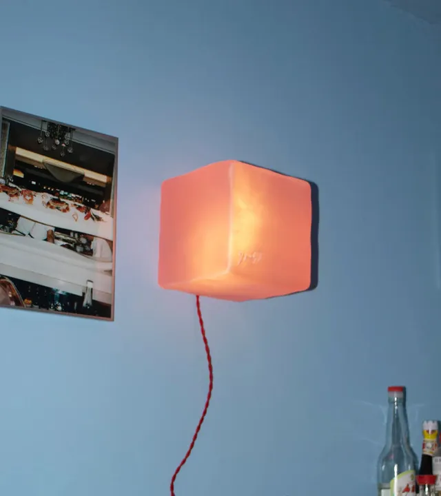 L'avant gardiste Déco lumineuse lampe Ice Cube cube