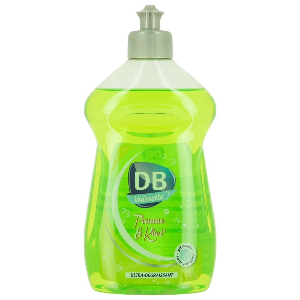 Stokomani Maison Liquide vaisselle pomme kiwi dégraissant