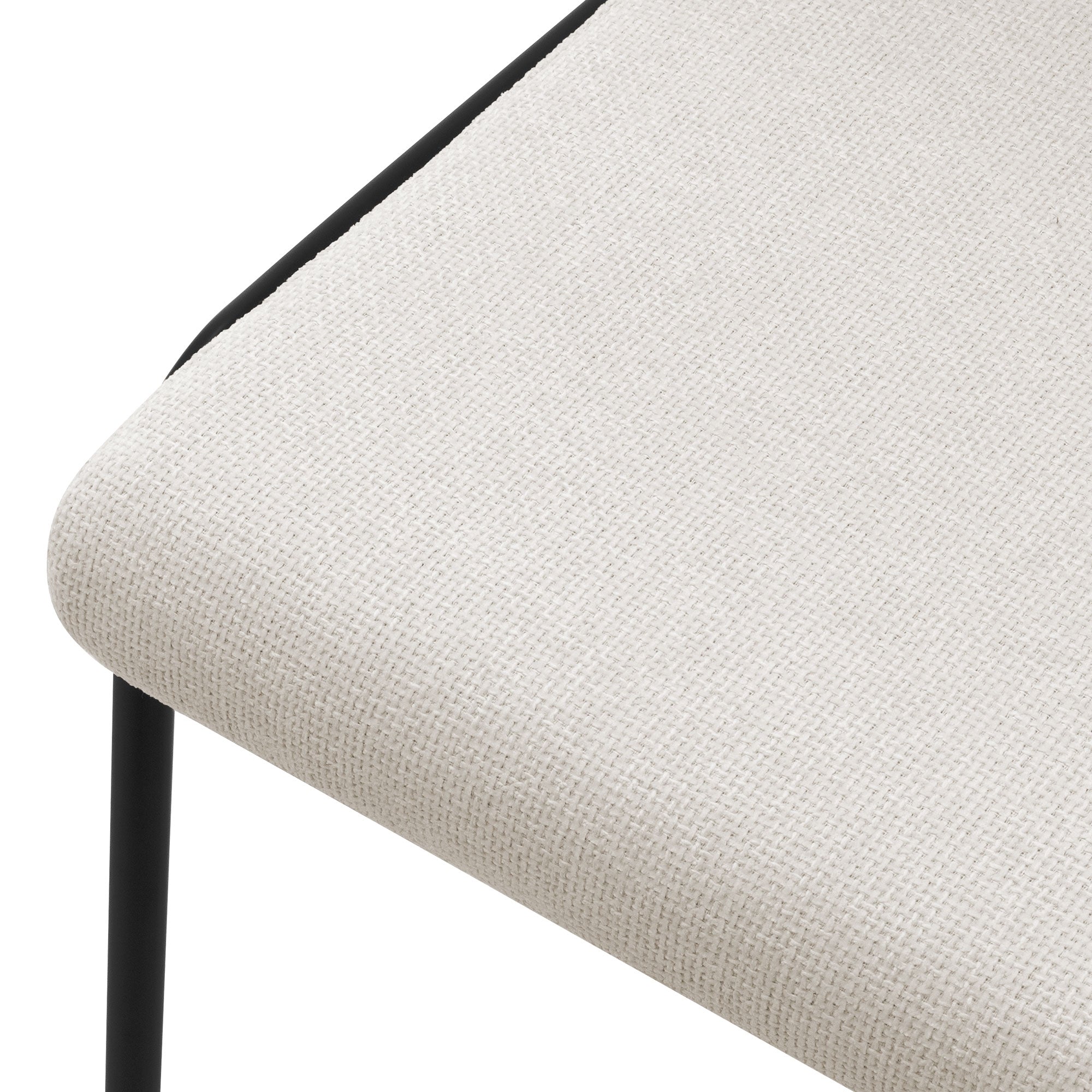 ECD Germany Möbel chaises salle à manger beige lot 4 tissu