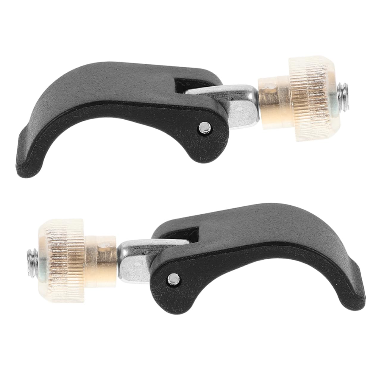 Milisten Sports Clips fixation bâtons randonnée nylon noir x2