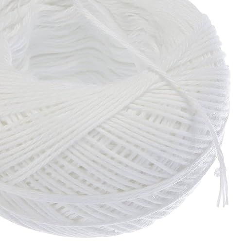 Shop-Story Ficelle Alimentaire Polyester Blanc 100 Mètres