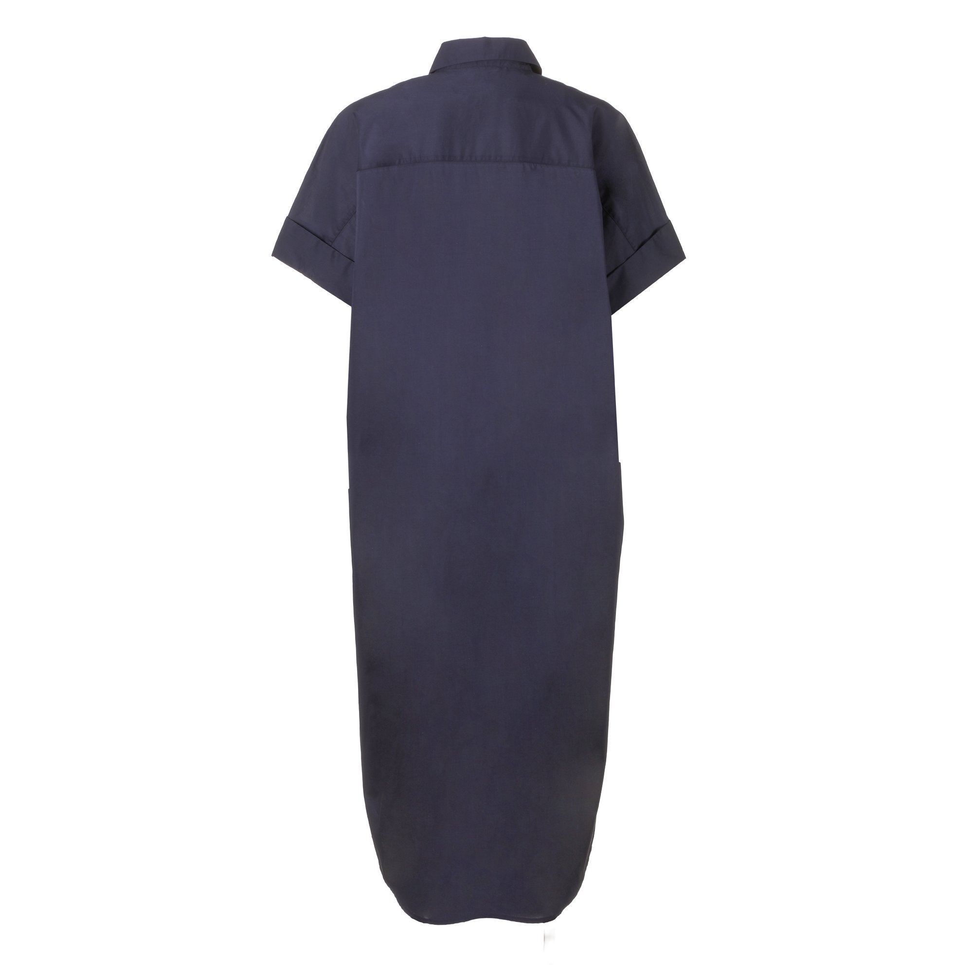 Stokomani Mode robe chemise longue bleu foncé 38