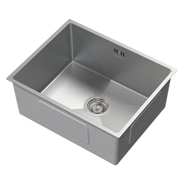 ECD Germany Sanitär Évier encastrable 50x40 cm inox + bonde