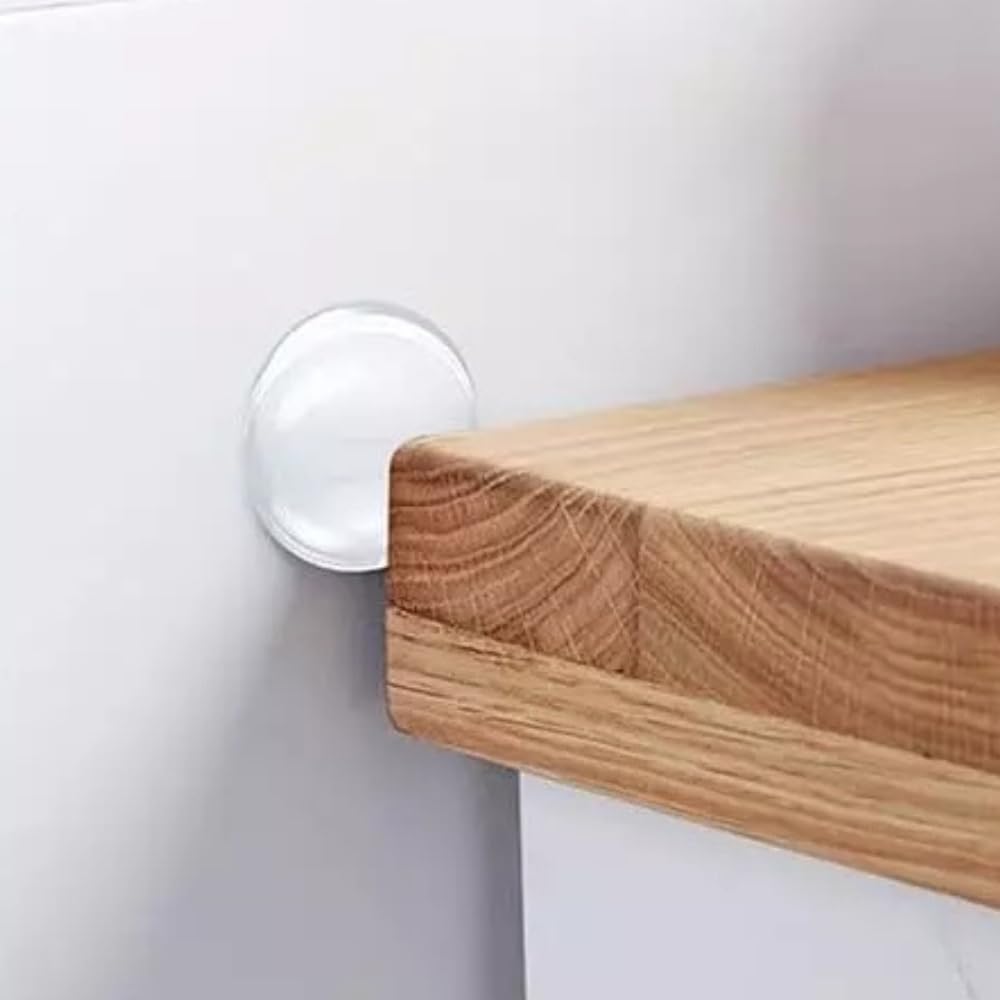 Shop-Story Cushbloc Butée Porte Autocollante Transparente x12 40mm