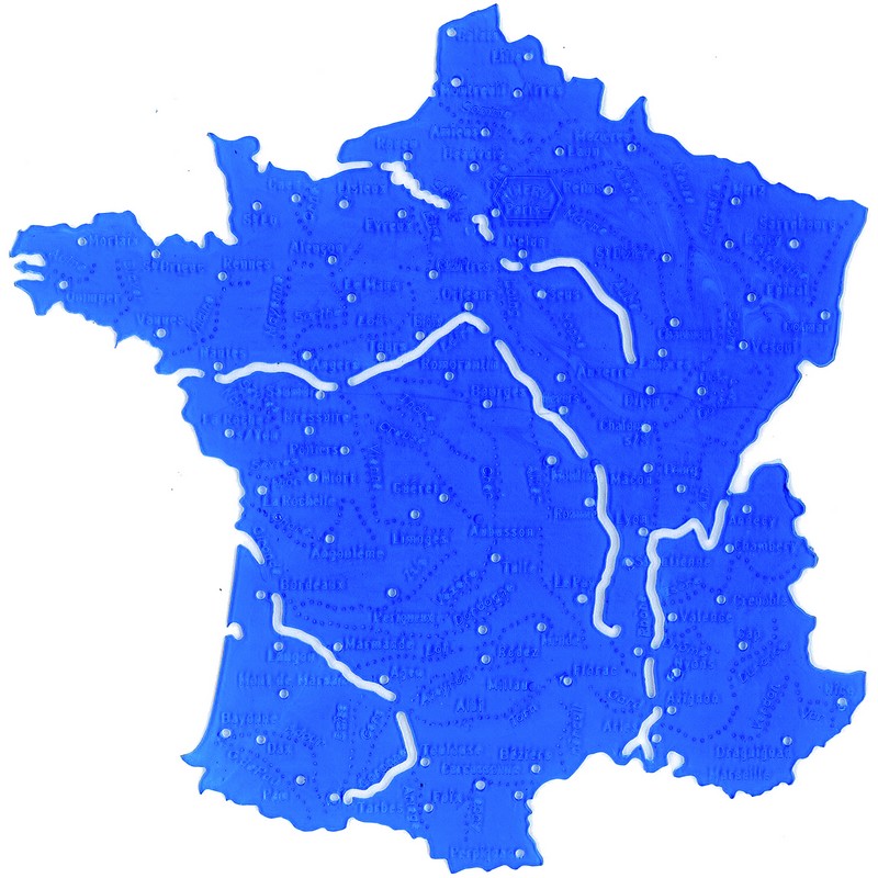 Safe Tool N°11 Carte de France couleur bureau école
