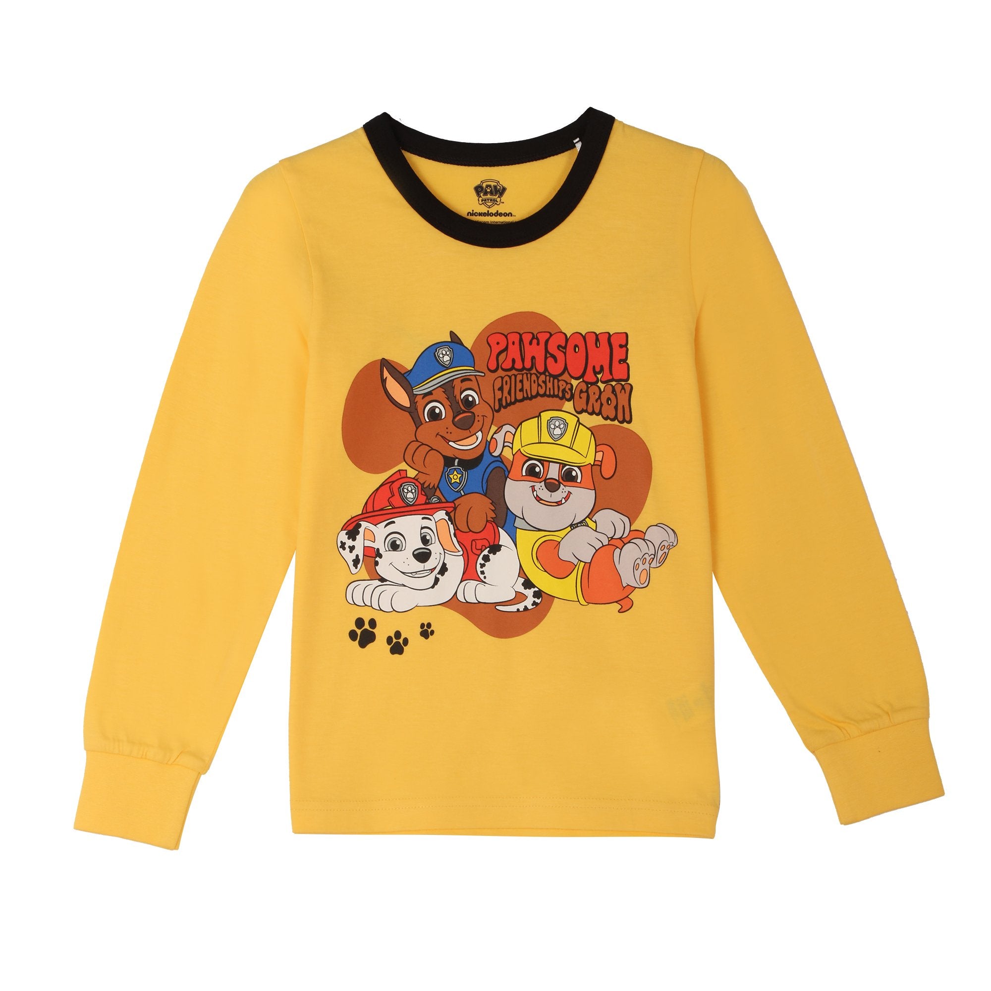 Stokomani Mode pyjama jersey bas resserré 4/8A jaune enfant