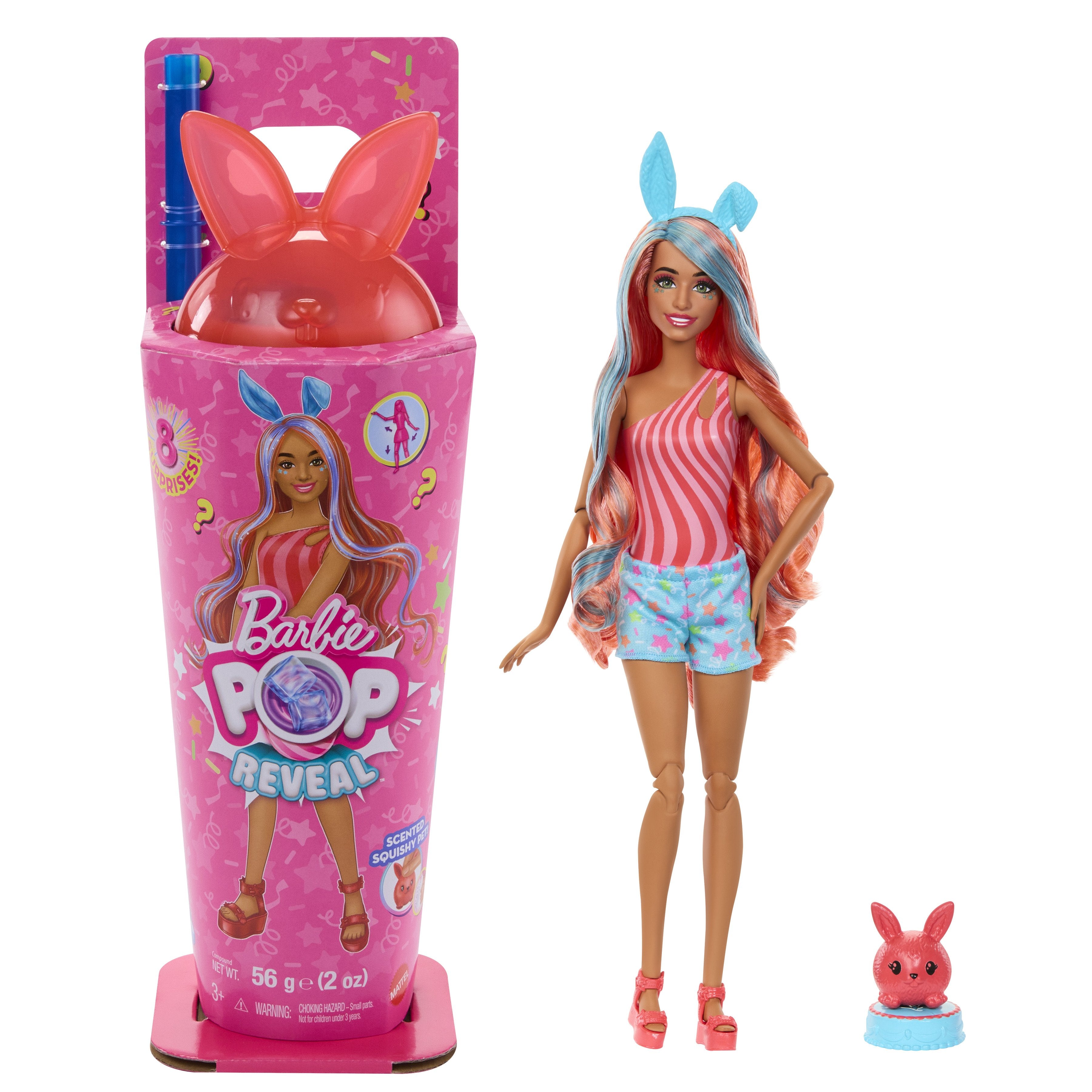Barbie Pop Reveal Treat poupée surprise parfumée 8 surprises
