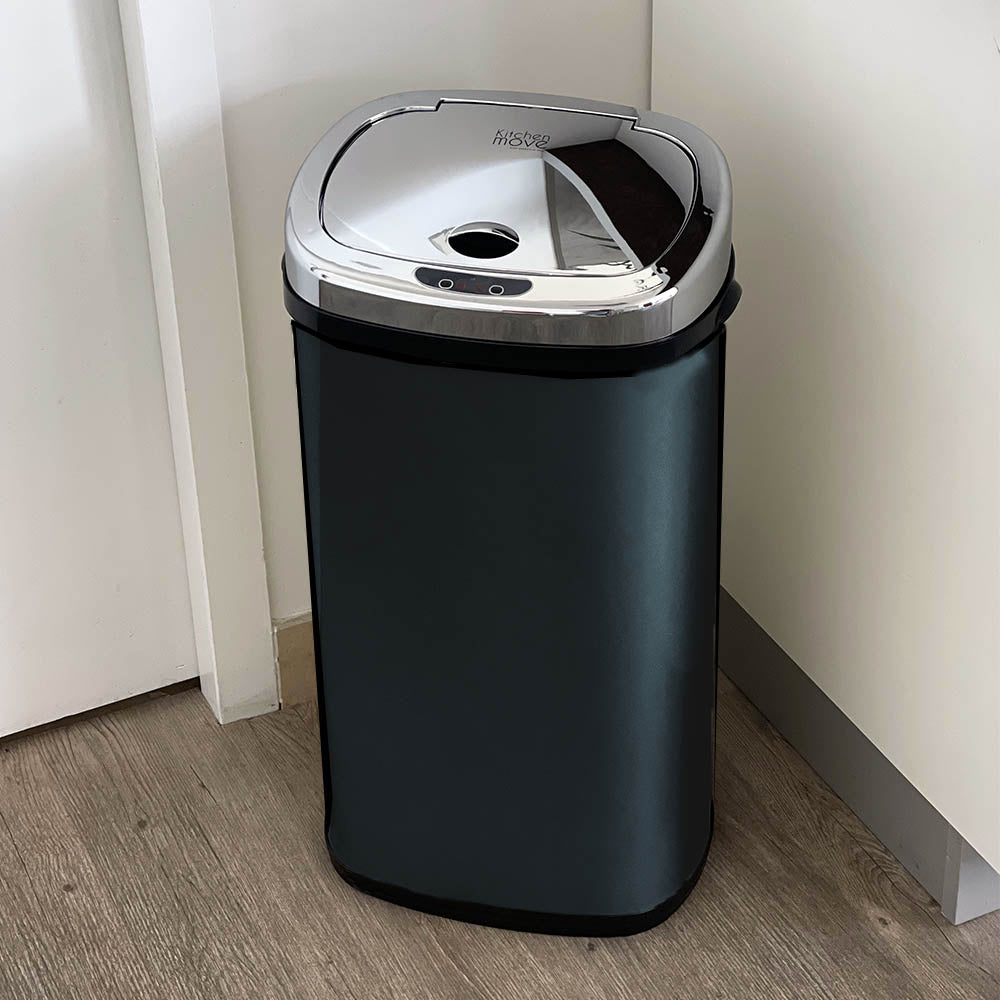 Red Deco Largo poubelle automatique 42L noir brillant inox