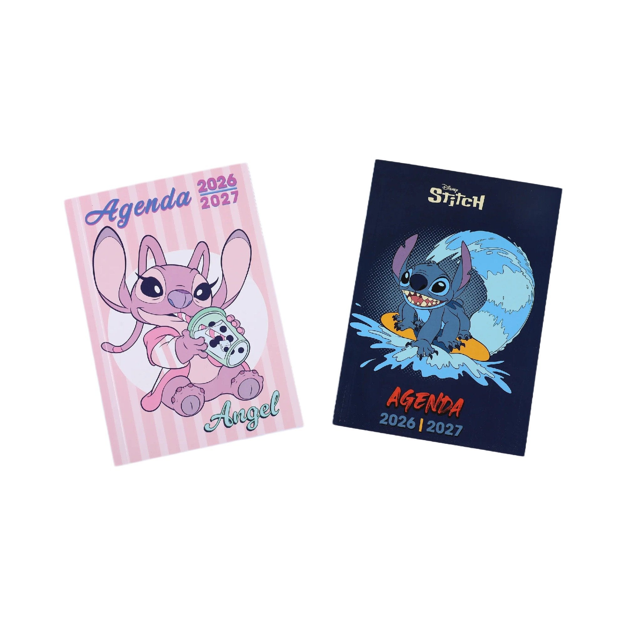 Stitch agenda 2026-2027 scolaire coloré cours et rendez-vous