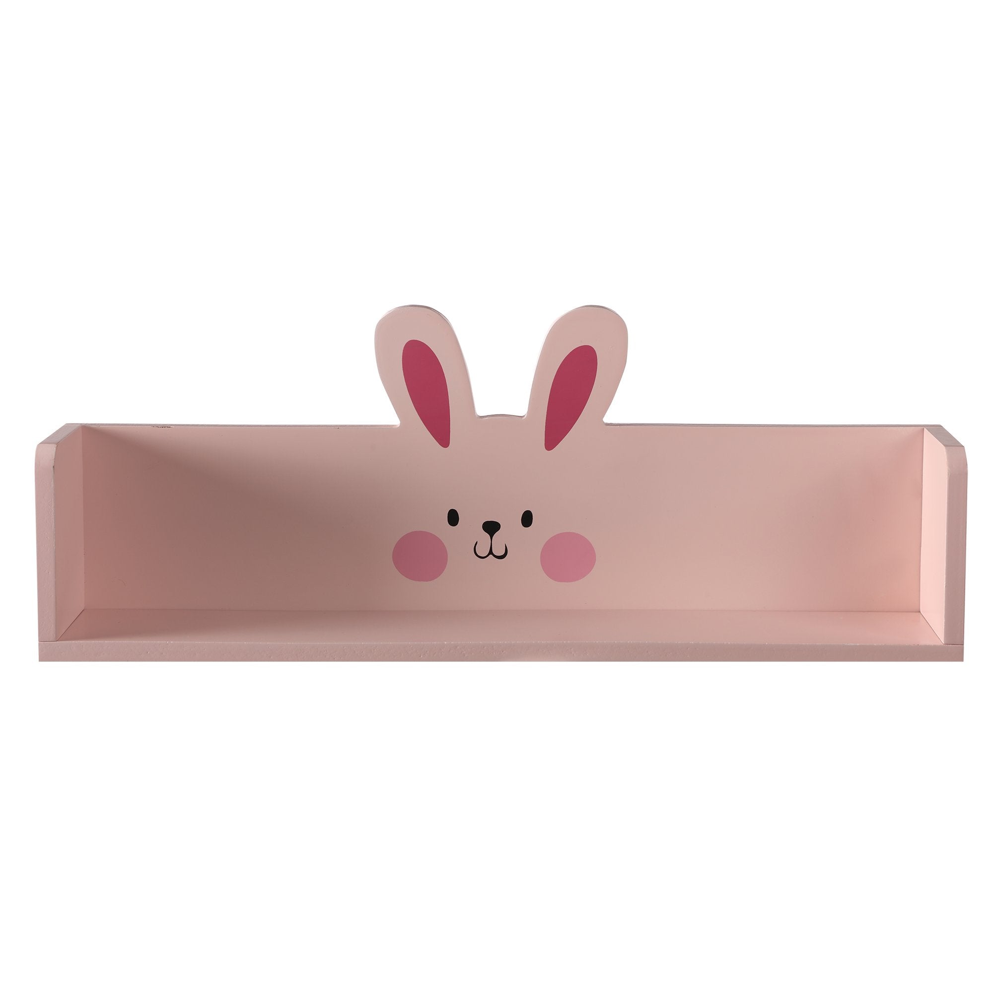 Étagère murale enfant rose clair animaux chambre