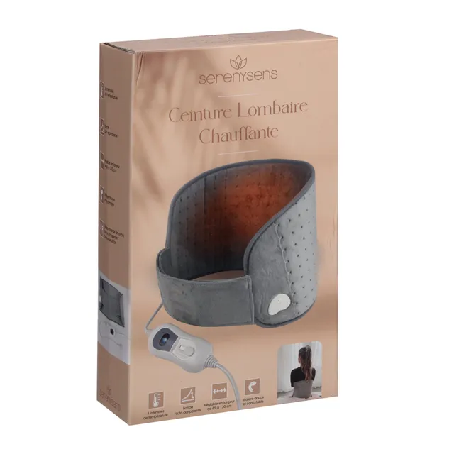 Stokomani Mode ceinture chauffante lombaires réglable 3 températures