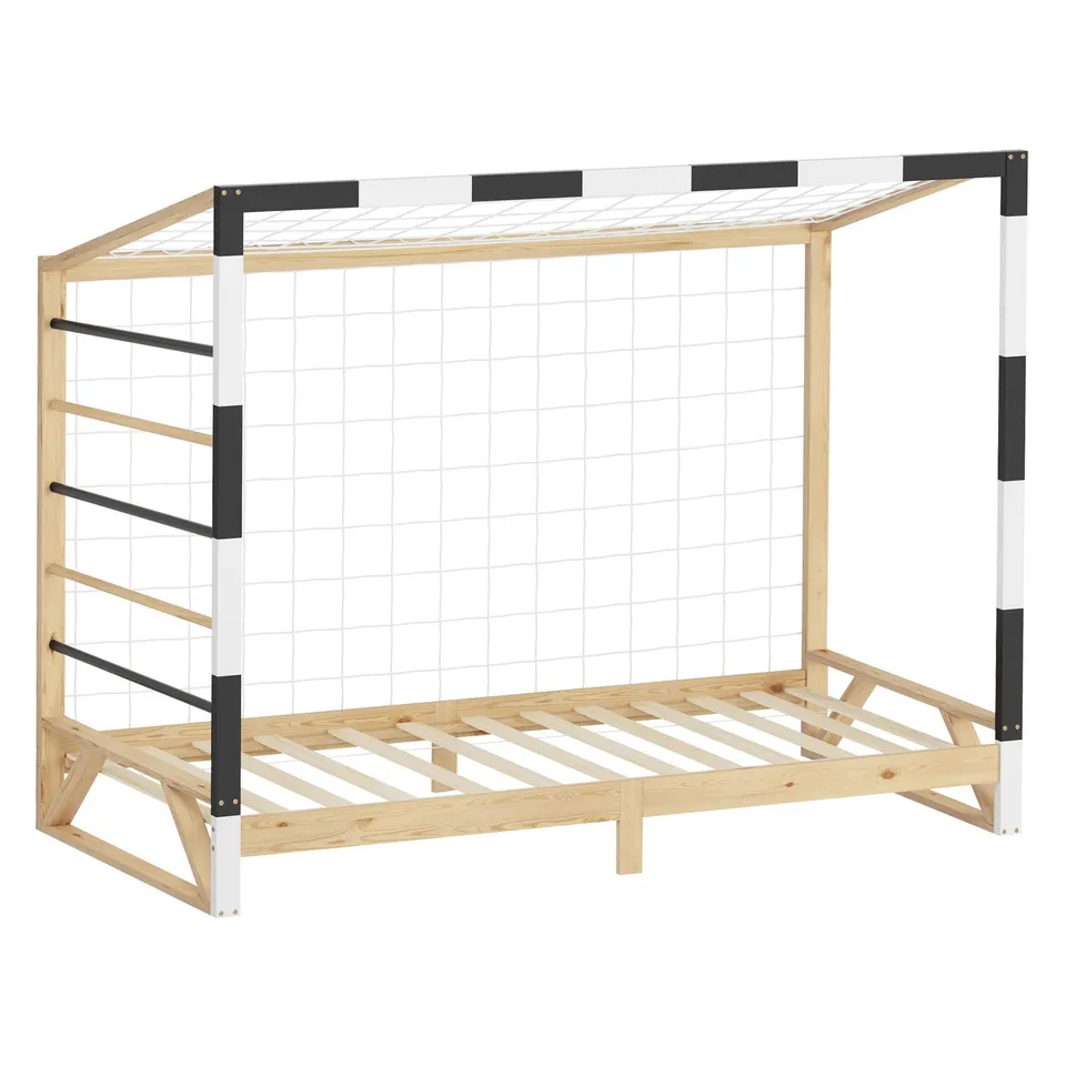 ECD Germany lit enfant but de foot pin 90x200 avec sommier