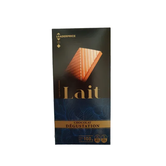 Leader Price Chocolat dégustation lait 100g tablette