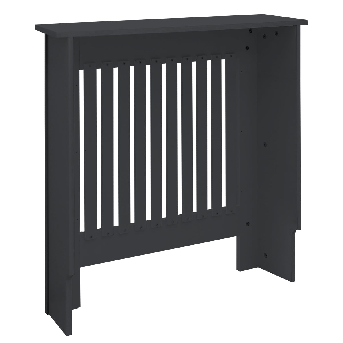 ECD Germany Heizungen Cache Radiateur 78x19x82 Anthracite MDF