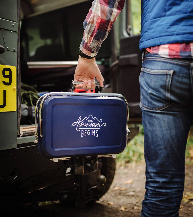 L'avant gardiste Outdoor barbecue portable valise charbon