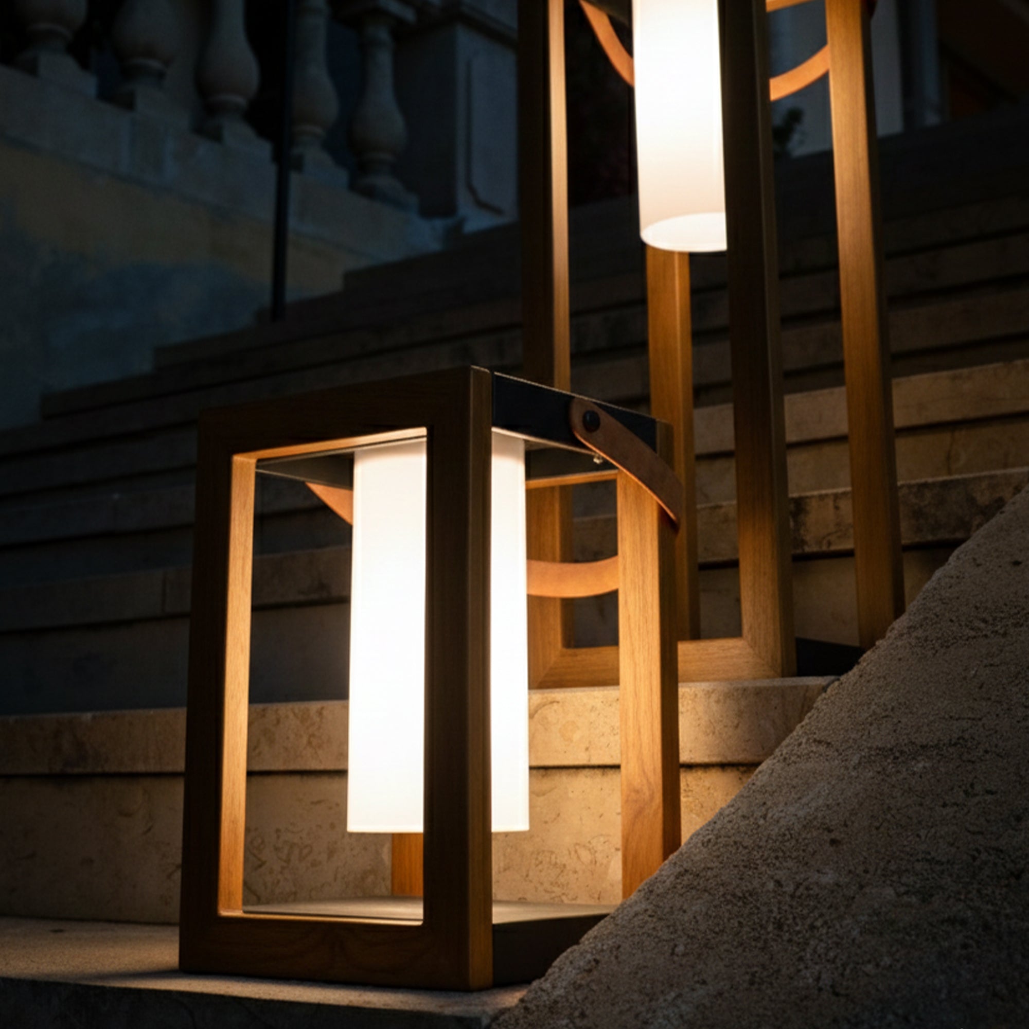 Red Deco Seraphina lanterne solaire LED blanc H32cm