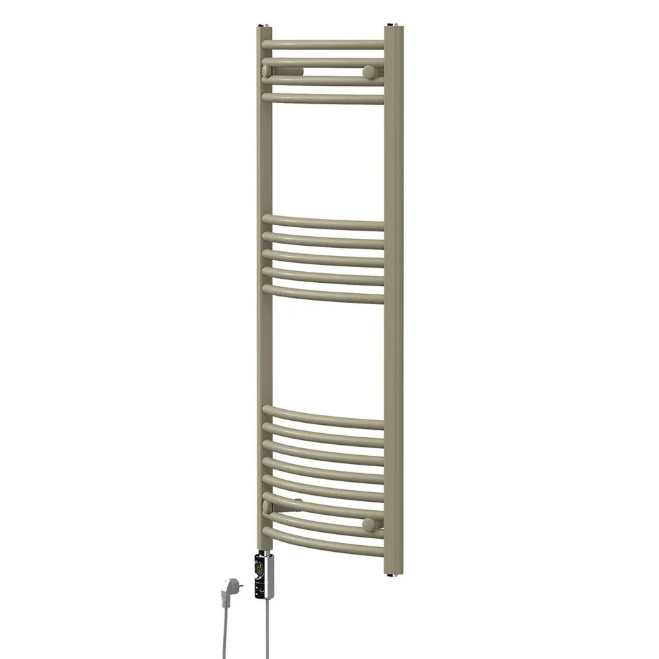 ECD Germany Sahara sèche-serviettes électrique beige 600W 500x1200 acier
