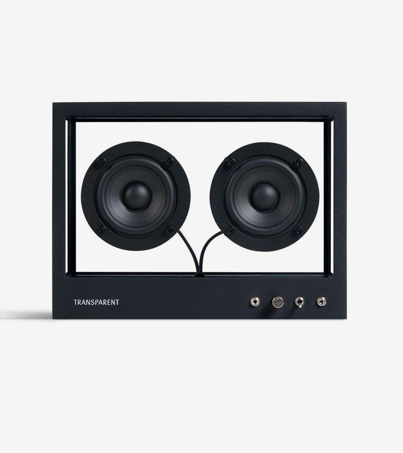 L'avant gardiste High-tech Transparent speaker Small enceinte blanc
