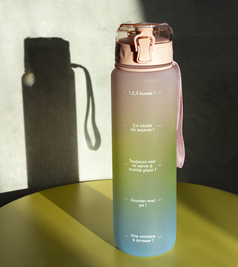 L'avant gardiste Outdoor gourde graduée Moodtivation 1 litre