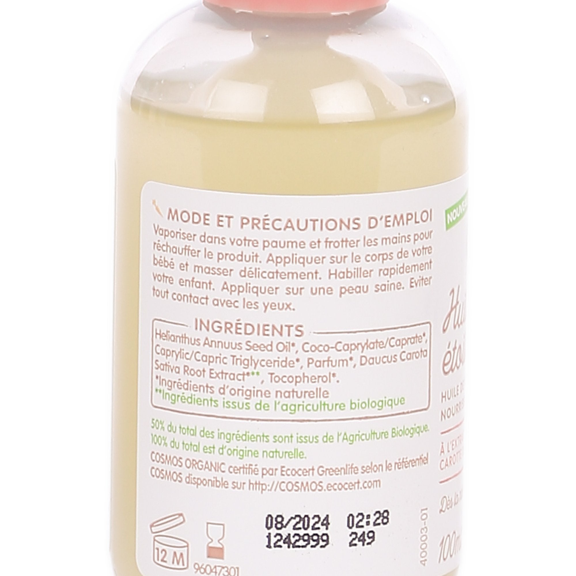 Stokomani Beauté huile de massage bébé bio naissance