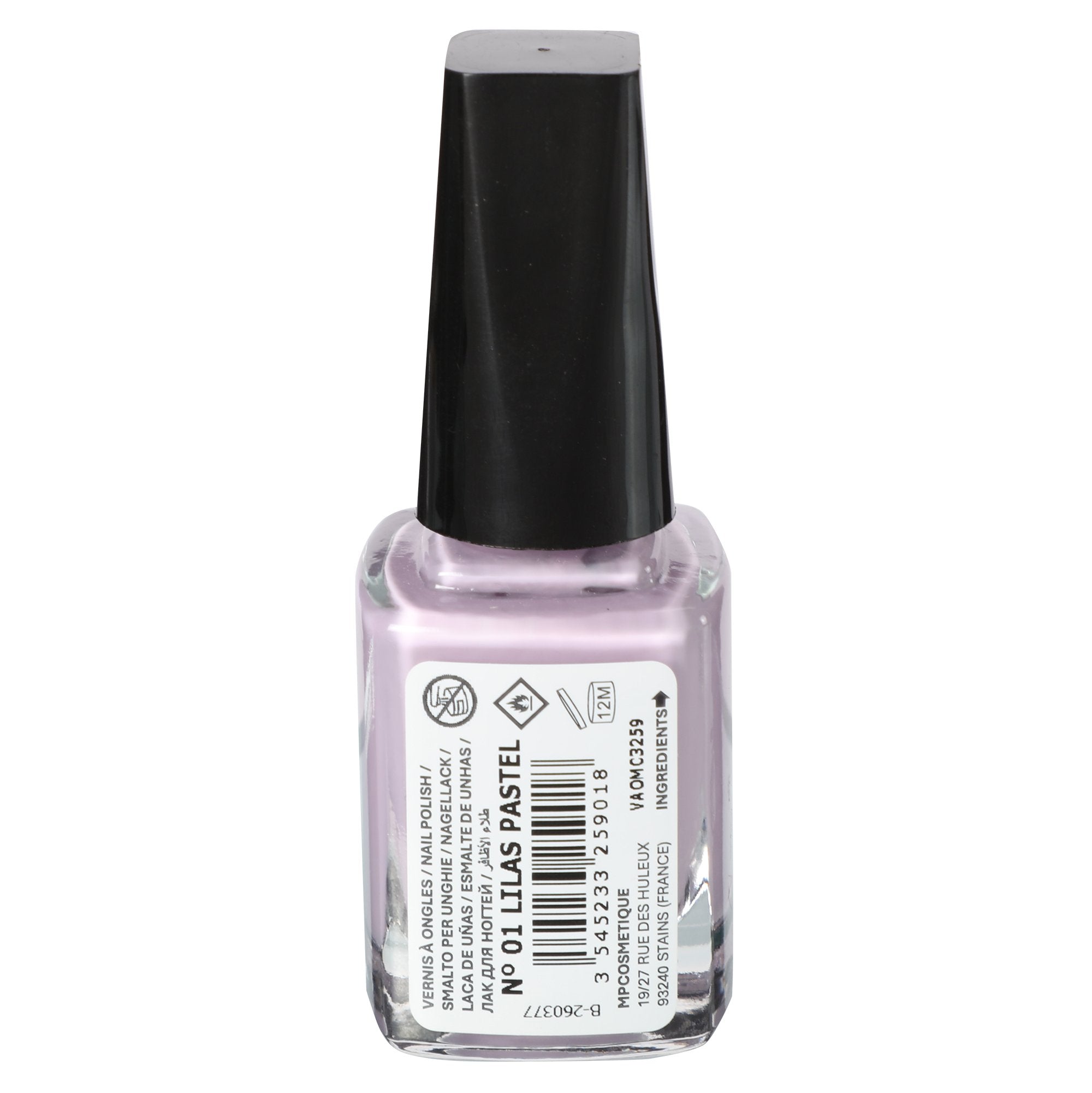 Stokomani Beauté Miss Cop vernis ongles lilas pastel élégant