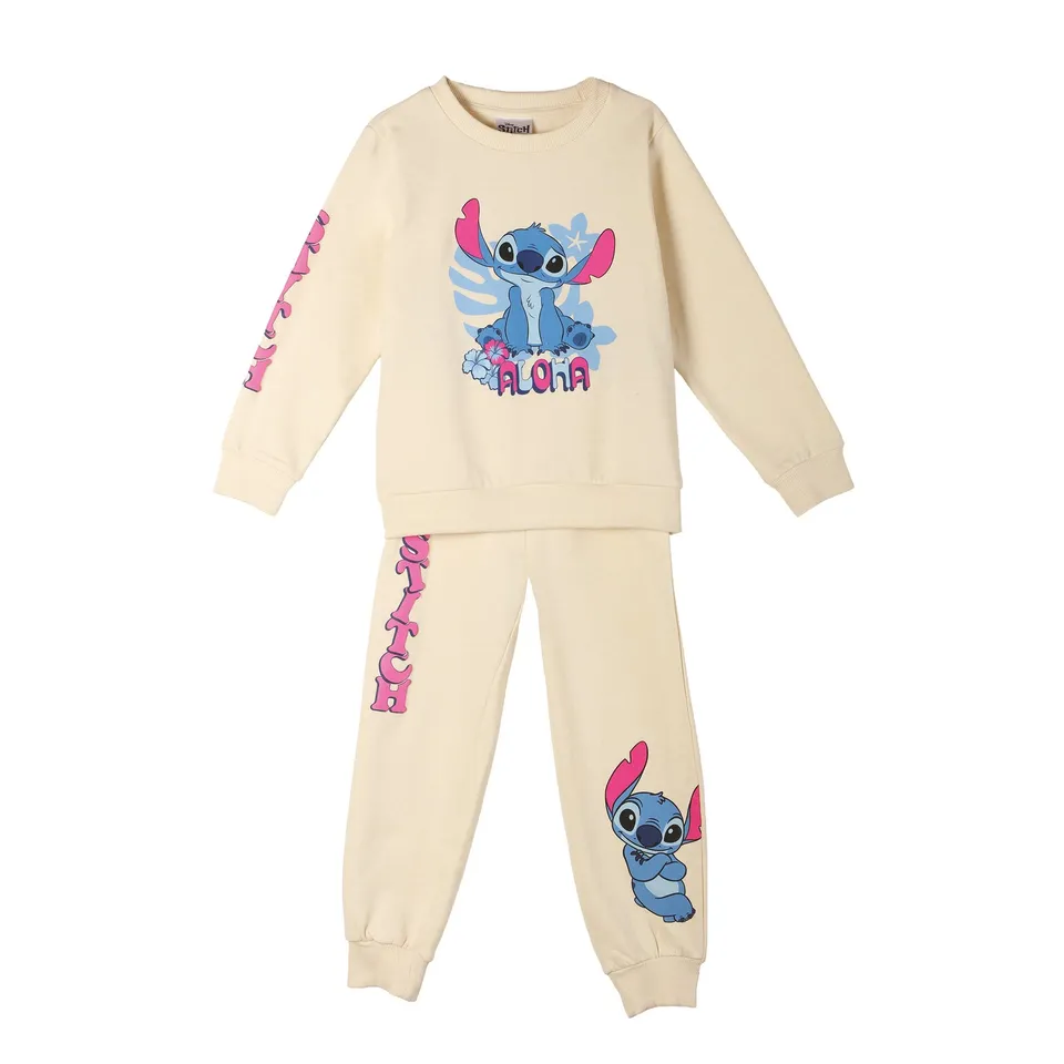 Stokomani Stitch Ensemble sweat jogging beige enfant