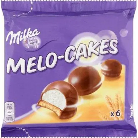 Milka Melo-Cakes gâteaux chocolat au lait x6 moelleux