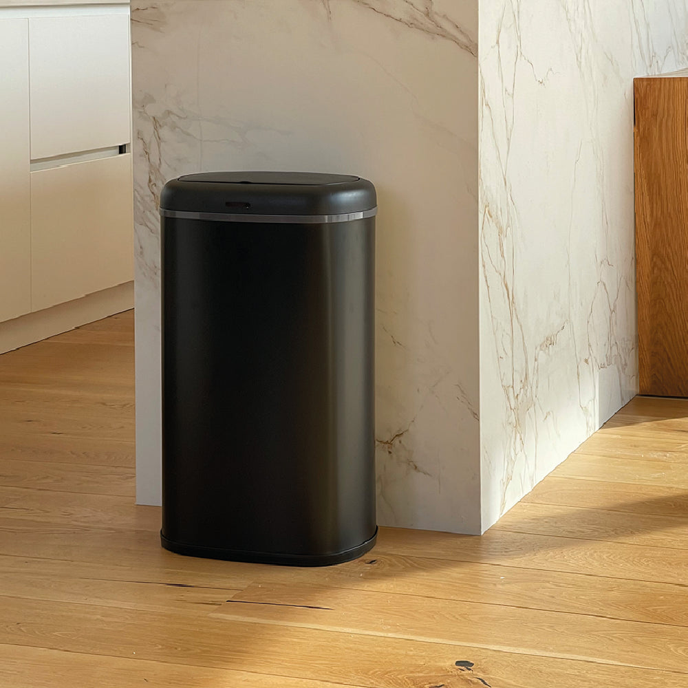 Red Deco Logan 58L poubelle automatique noir mat inox