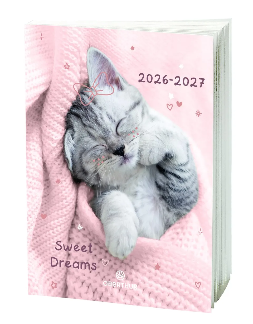Stokomani Scolaire agenda chaton 2026-2027