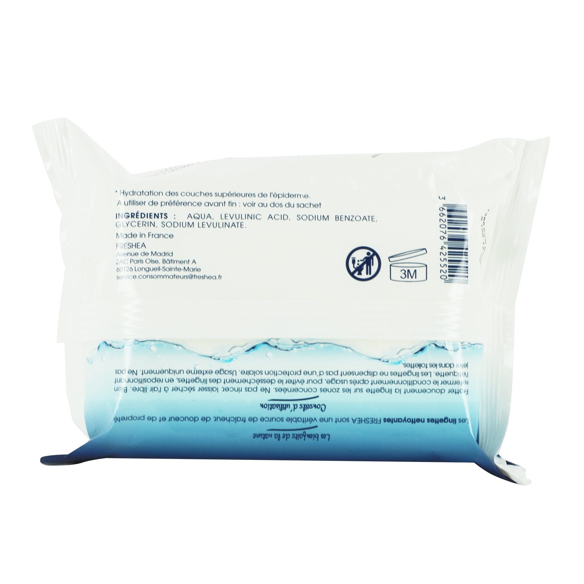 Stokomani Maison 25 lingettes nettoyantes visage rafraîchissantes