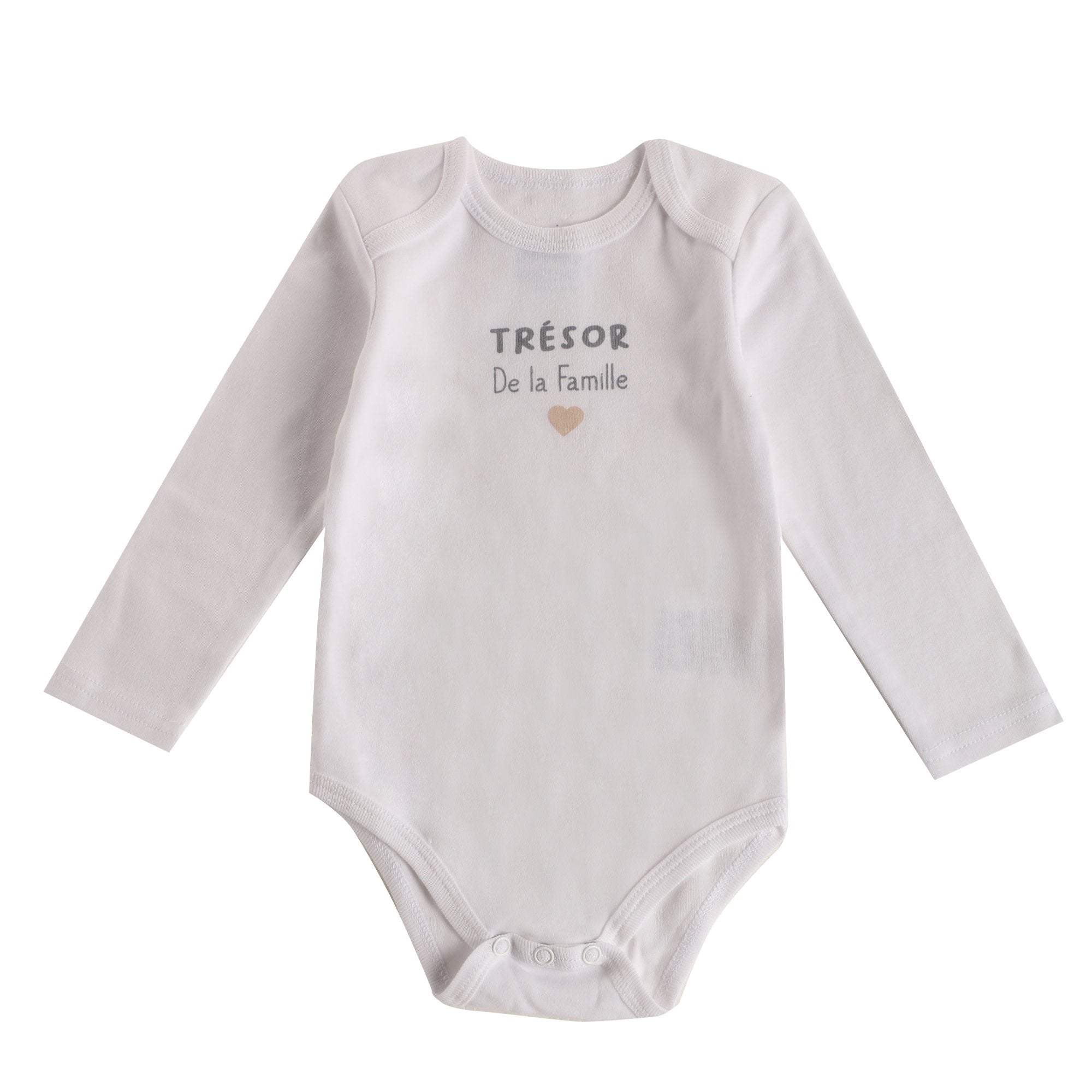 Stokomani Lot 7 bodies bébé blanc 3/23 mois
