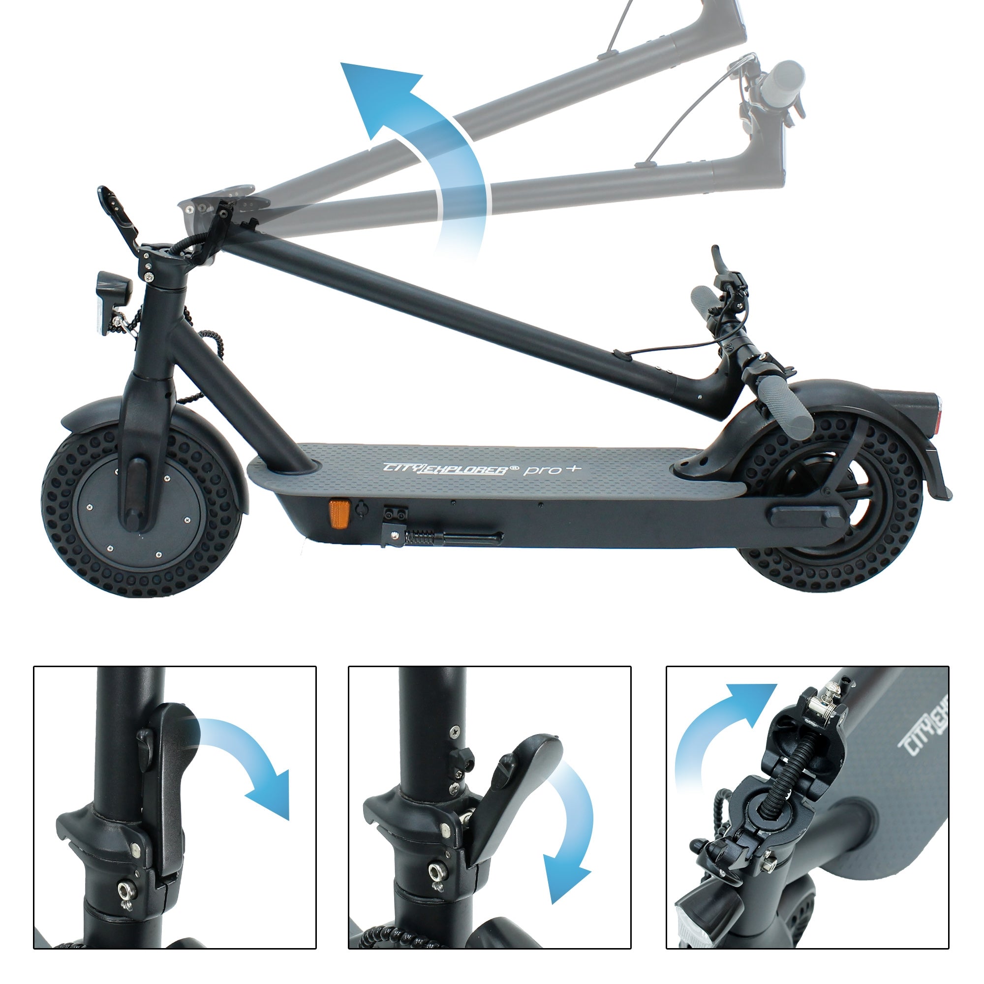 ECD Germany City Explorer Pro+ trottinette électrique 40 km 350W