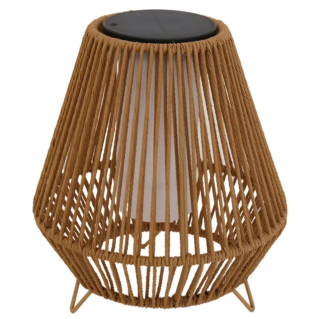Red Deco SALOMEA SMALL lanterne solaire rotin H35cm