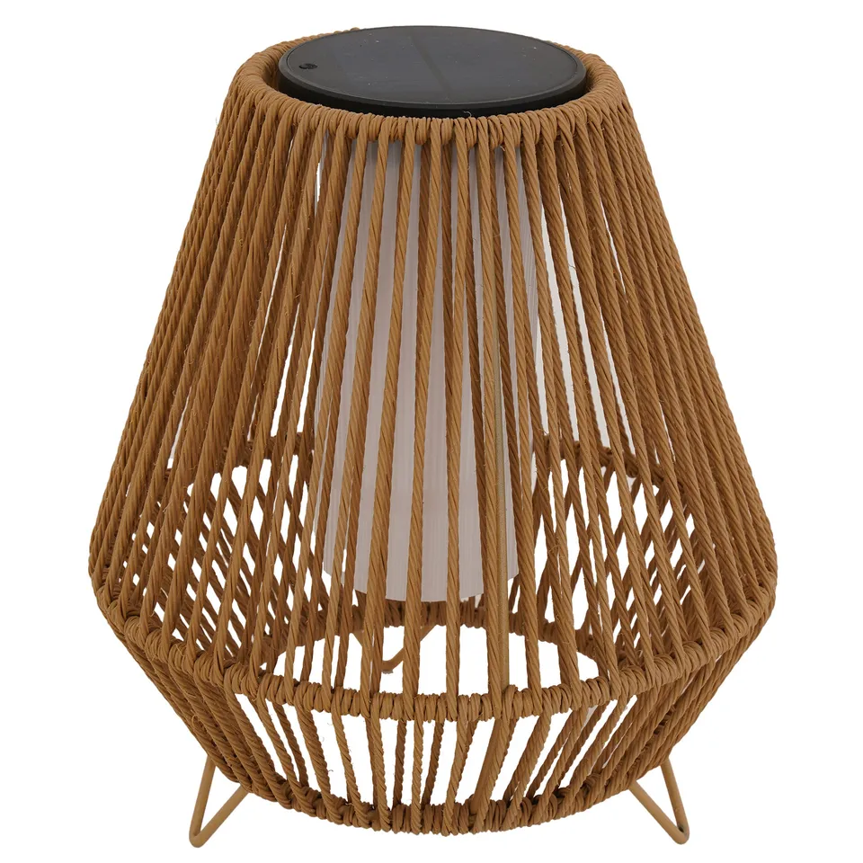 Red Deco SALOMEA SMALL lanterne solaire rotin H35cm