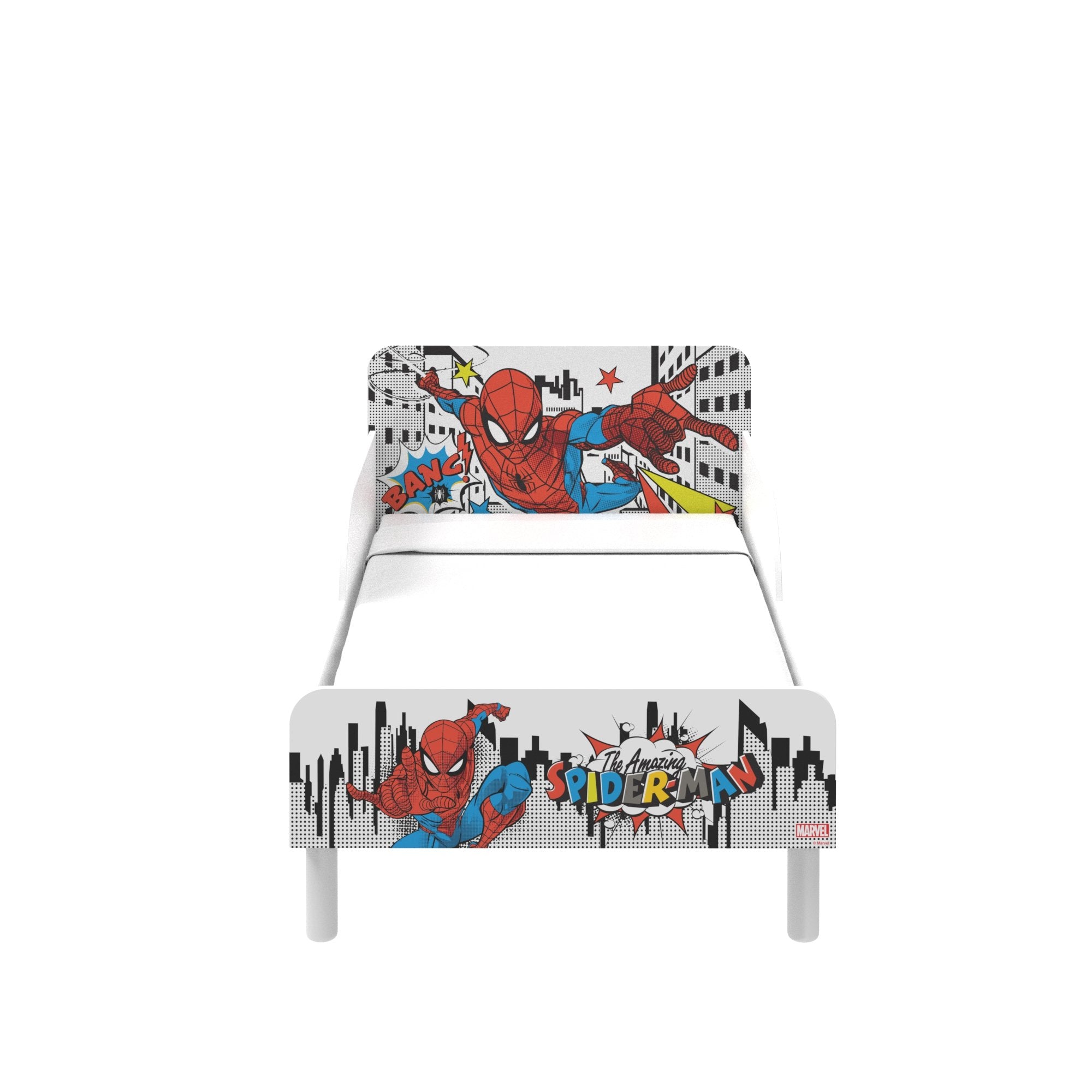 Spiderman Lit enfant 140x60 cm rouge 75 cm