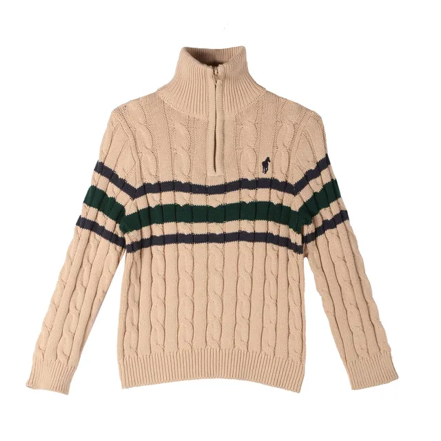 Stokomani Mode Polo avec broderie polo beige 03A enfant