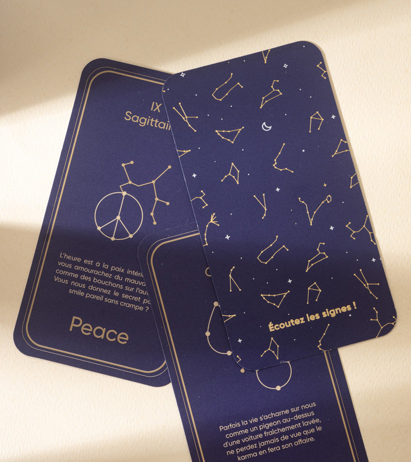 L'avant gardiste Fun & Jeux Astro oracle cartes zodiaque