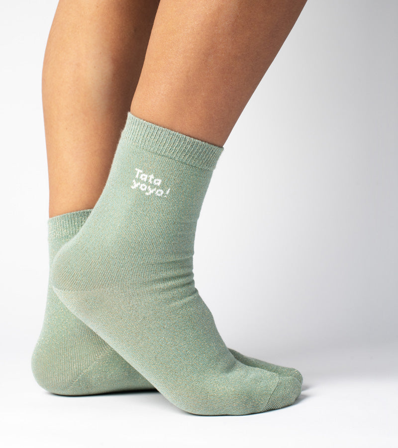 L'avant gardiste Tata Yoyo chaussettes femme humour cocooning