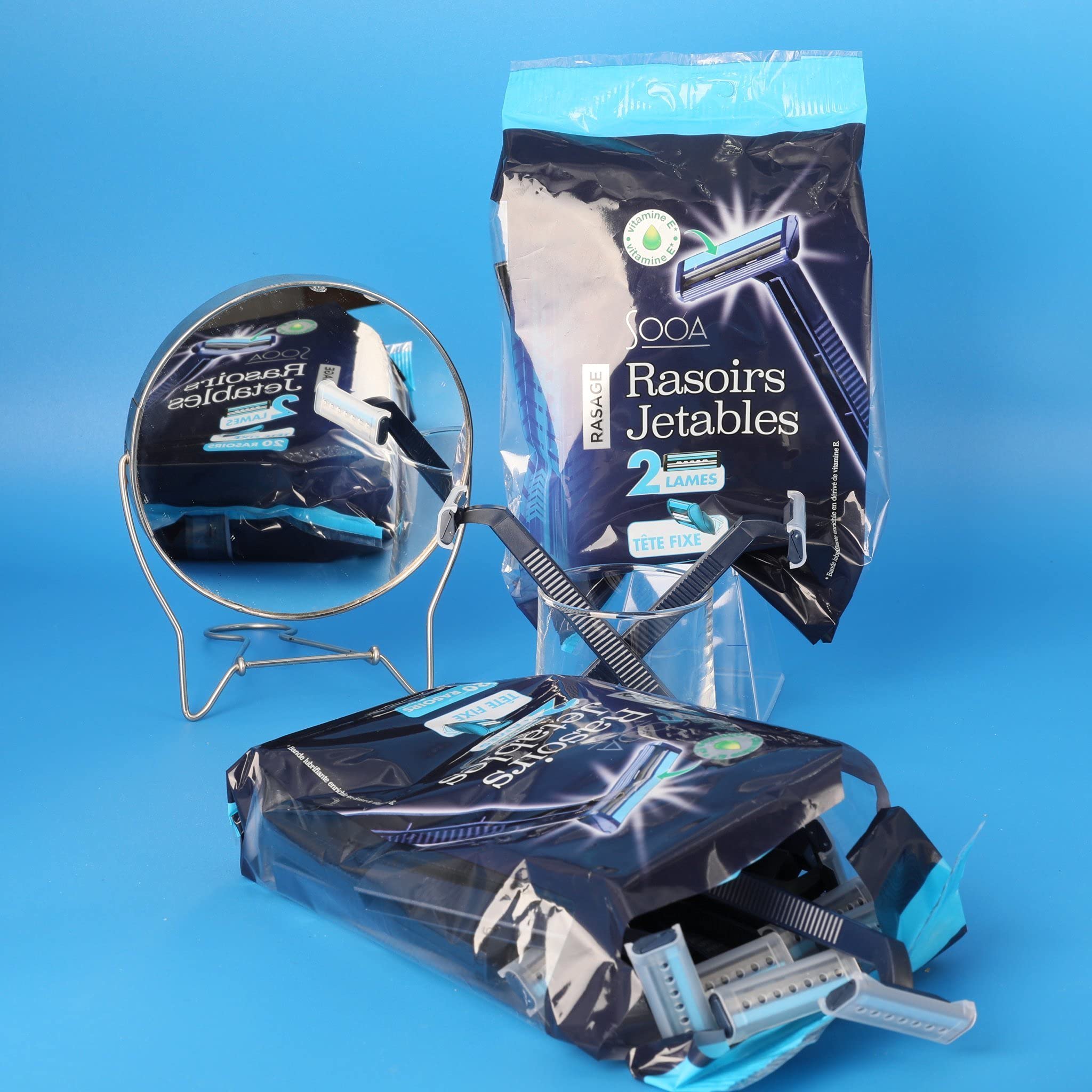 Leader Price Bazar rasoirs jetables 2 lames x20