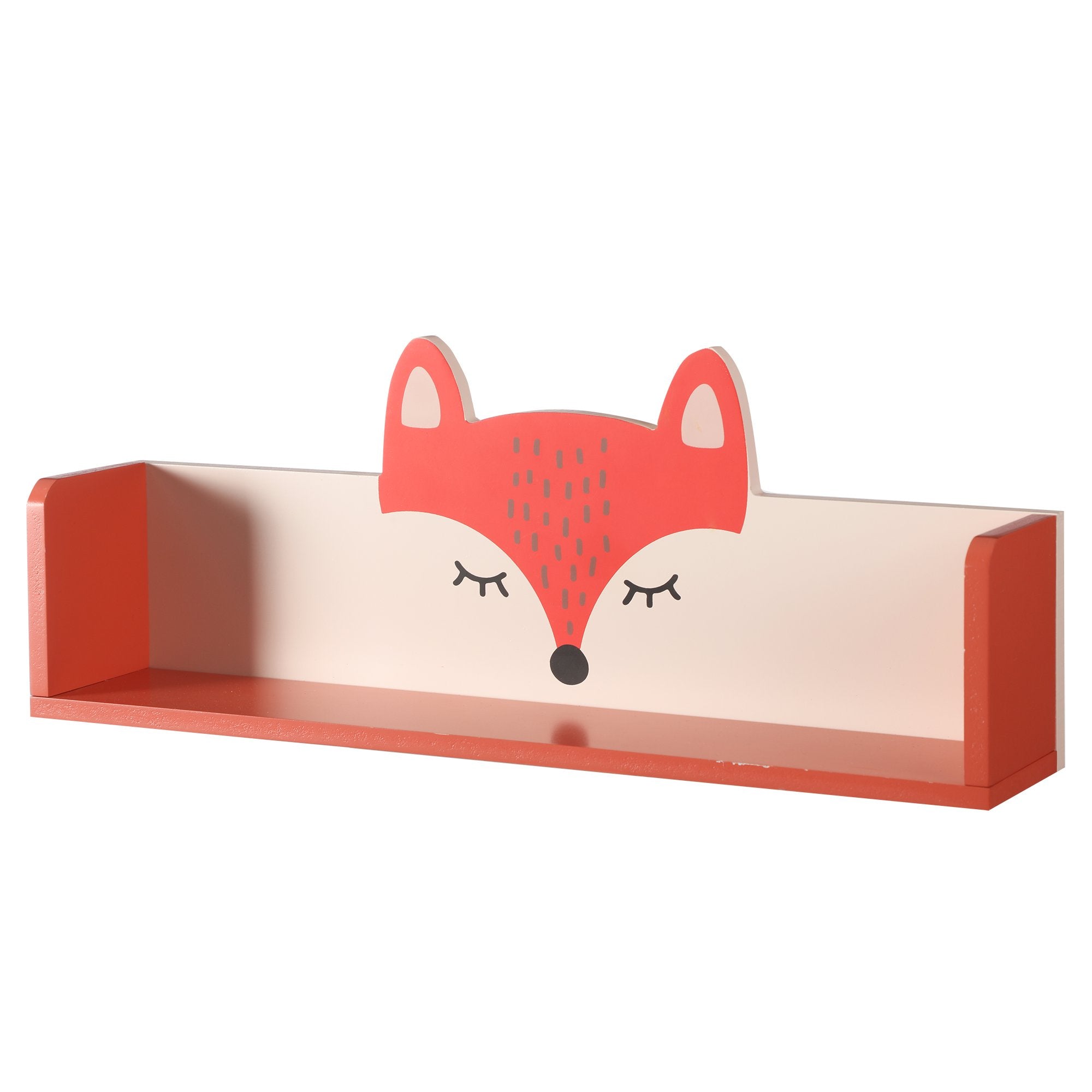 Stokomani Maison Étagère murale enfant rouge animaux